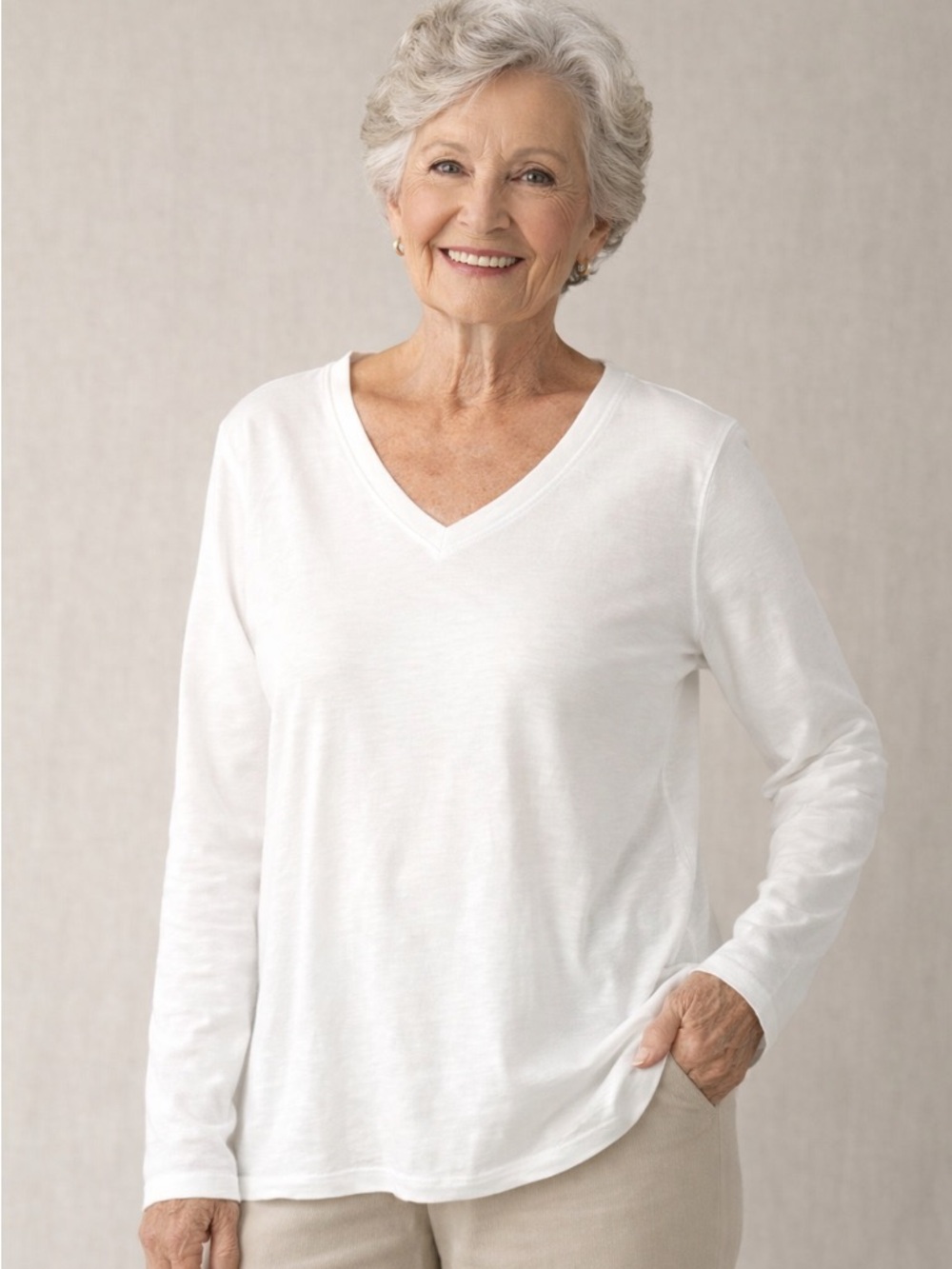 Sonoma Adaptive Long Sleeve Tees Size L NWT